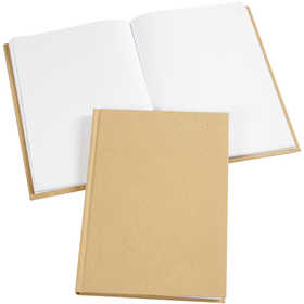 Sketchbook, A5, thickness 8 mm, 80 g, brown, 1 pc [HOB-26367]