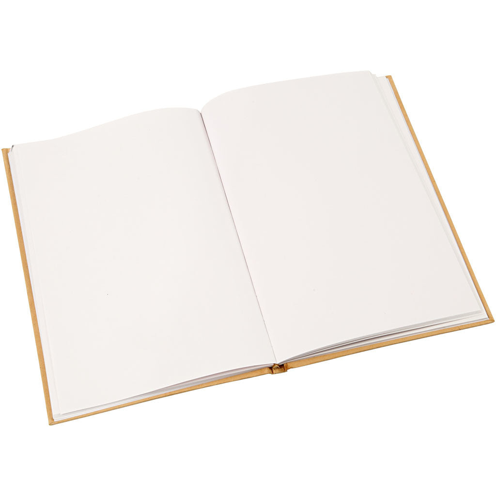Sketchbook, A5, thickness 8 mm, 80 g, brown, 1 pc [HOB-26367]