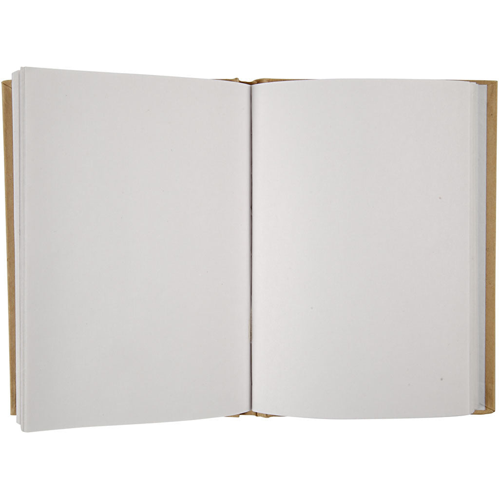 Sketchbook, A6, thickness 8 mm, 80 g, brown, 1 pc [HOB-26368]