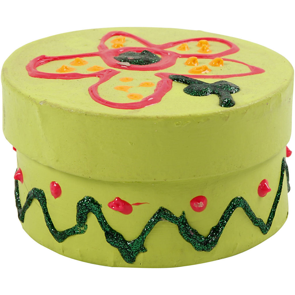 Boxes, dia. 5,5-16 cm, Content may vary , white, 168 asstd./ 1 pack [HOB-26417]