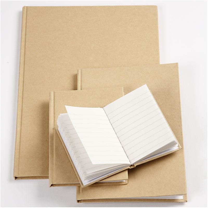 Notebook, A4, sheet 210x297 mm, 60 g, brown, 1 pc [HOB-264550]