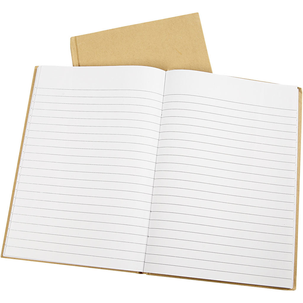 Notebook, A5, 60 g, brown, 1 pc [HOB-264560]