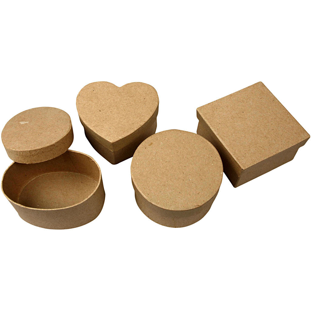 Medium boxes, H: 5 cm, dia. 10-12 cm, 28 pc/ 1 pack [HOB-264801]