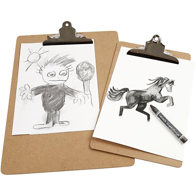 Clipboard, A4, size 23x34x0,3 cm, 1 pc [HOB-265880]