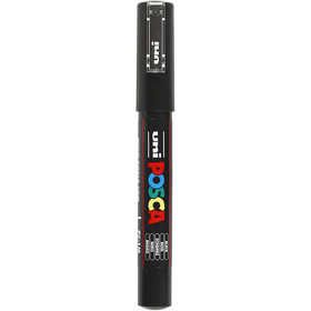 Posca Marker, no. PC-1M, line 0,7 mm, extra-fine, black, 1 pc [HOB-273046]