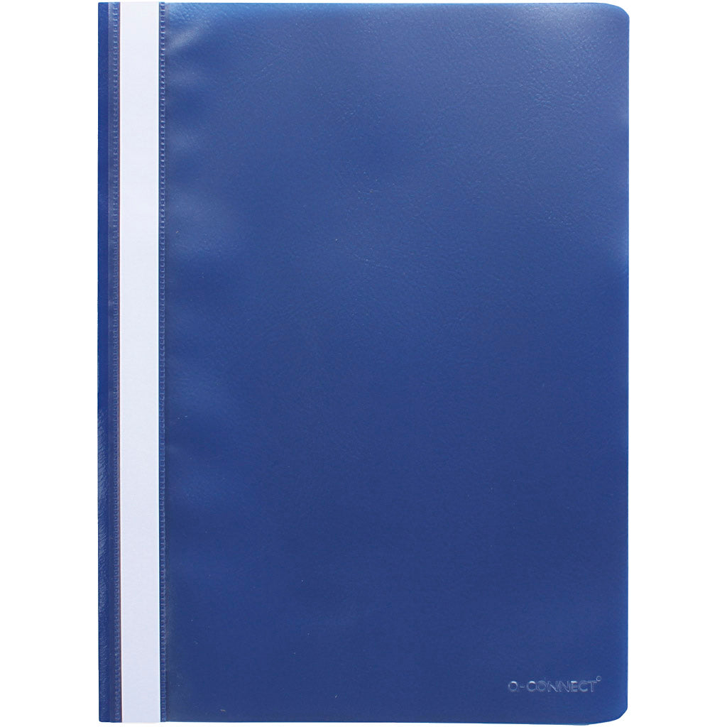 Plastic presentation folders, A4, blue, 50 pc
