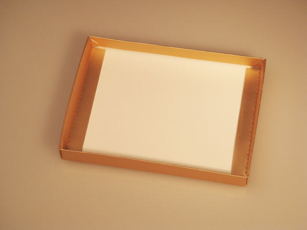 Kraft Gift Boxes Gold 9.5x2.5x13.7cm (25 pieces) [GD31]