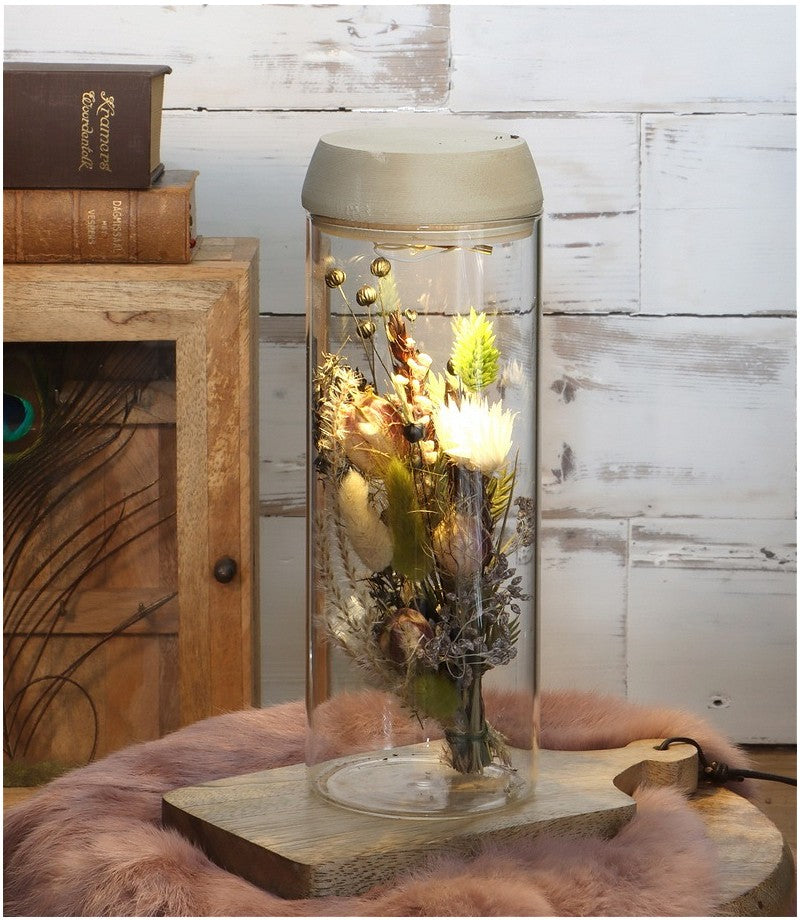 Test tube Ø8 h: 23 cm w. solar cork lid (1 pc) [IFS-30174]