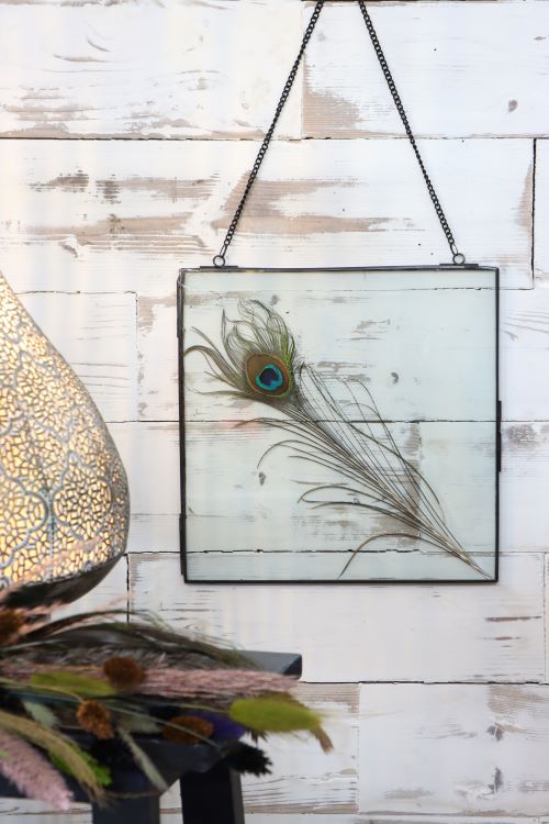 Metal hanger for dried flowers etc. 25x25cm (4 pcs.) [IFS-30243]