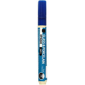 Glass and Porcelain Marker, line 2-4 mm, opaque, dark blue, 1 pc [HOB-31322]