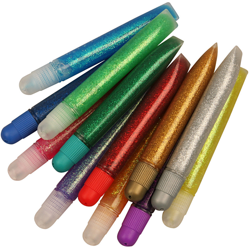 Glitter Glue, 60x10 ml/ 1 pack [HOB-31806]
