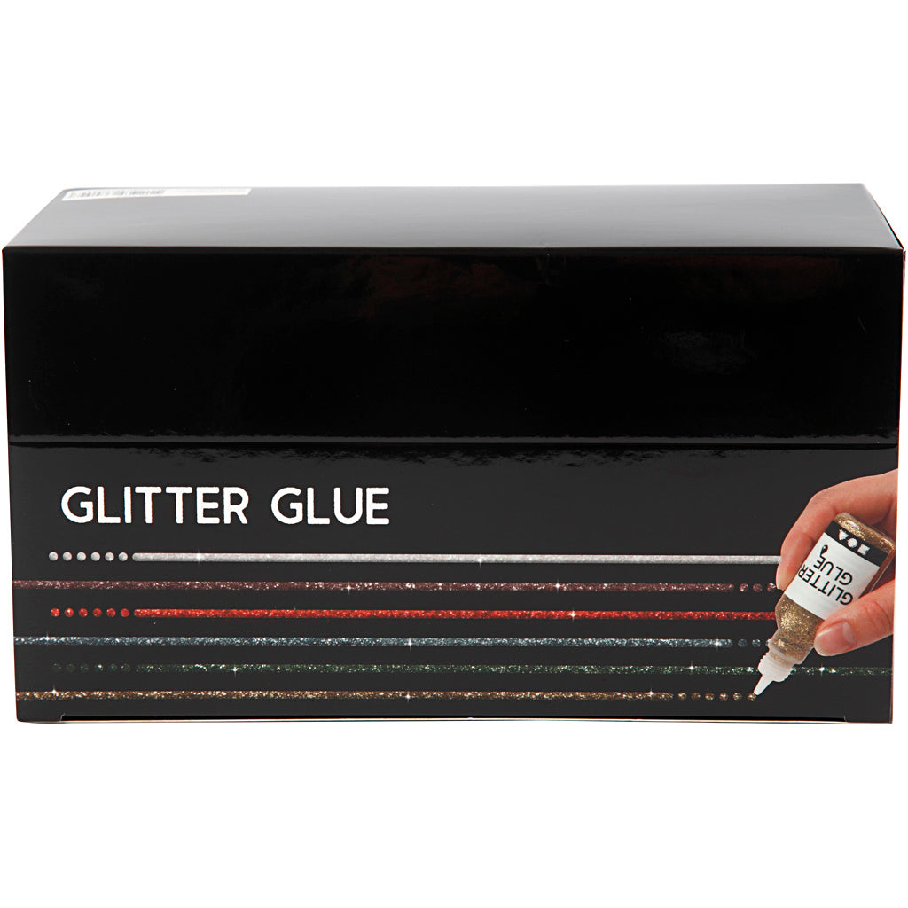 Glitter Glue, 36x25 ml/ 1 pack [HOB-31840]