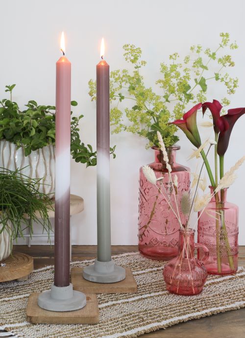 Flower vase Porto Ø7.5cm and 14.5cm high Pink (12 pcs.) [IFS-29741]