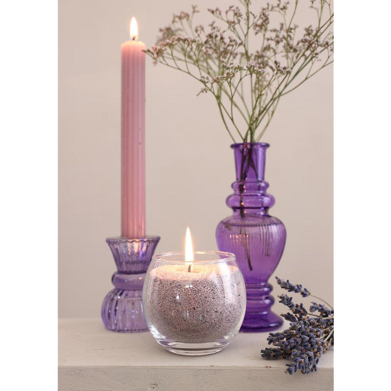Pearlsand Candle 400gr Lavendel - Grey (6 pcs) [IFS-32722]