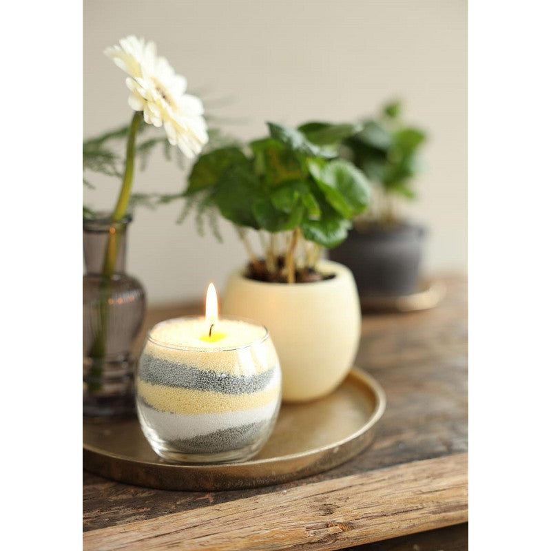 Pearlsand Candle 400gr White (6 pcs) [IFS-32727]