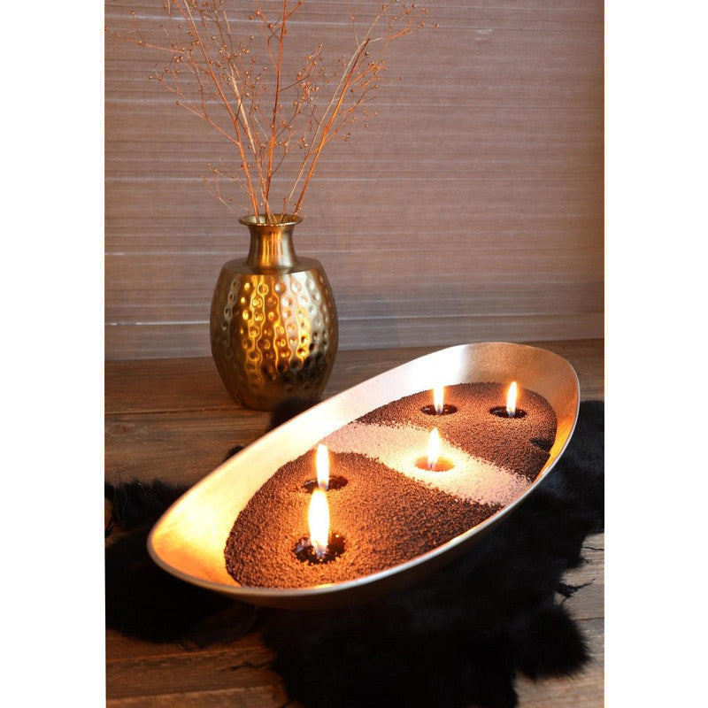 Pearlsand Candle 400gr Black (6 pcs) [IFS-32728]