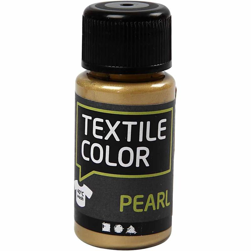 Textile Color, mother of pearl, gold, 50 ml/ 1 bottle