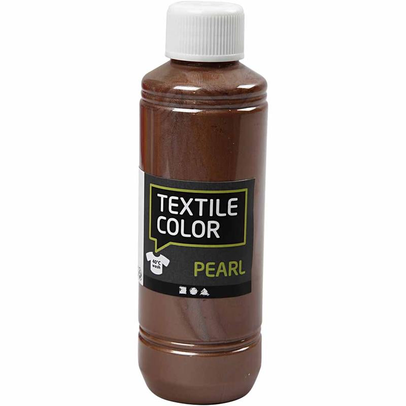 Textile Color, mother of pearl, brown, 250 ml/ 1 bottle