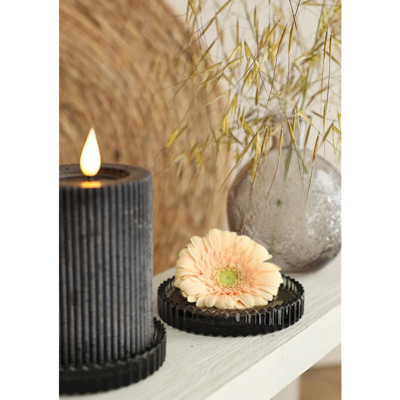 Glass Dishes Kate Ø10 h.6,5 cm Smoke Grey Set 4 (6 pcs) [IFS-34106]