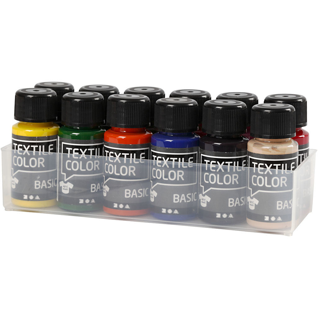 Textile Color, 12x50 ml/ 1 pack [HOB-34160]