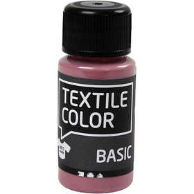 Textile Color, dark rose, 50 ml/ 1 bottle [HOB-34187]