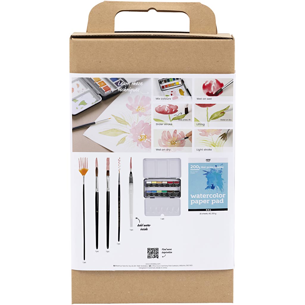 Starter Craft Kit Watercolours, 1 pack [HOB-34249]