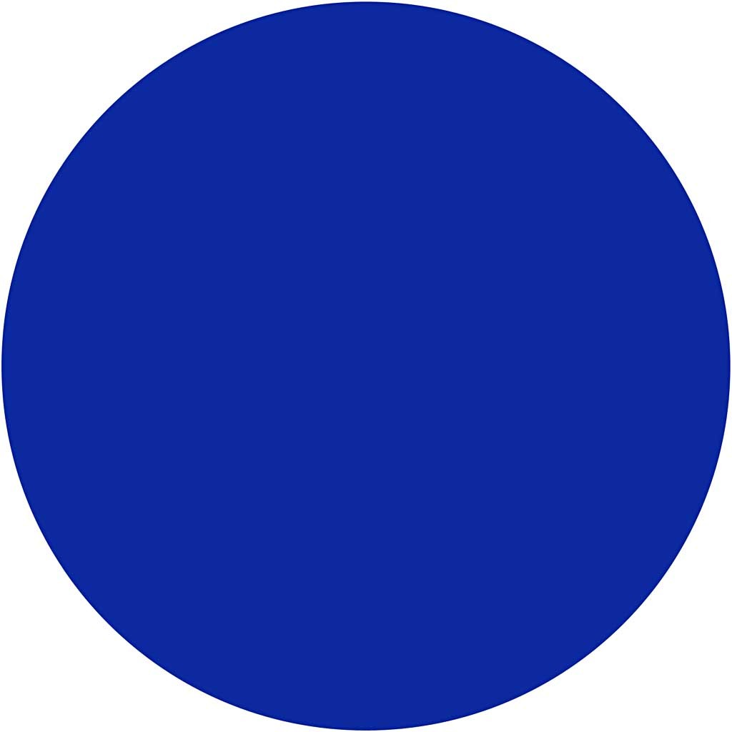 Watercolours, H: 16 mm, dia. 44 mm, blue, 6 pc/ 1 pack [HOB-34482]