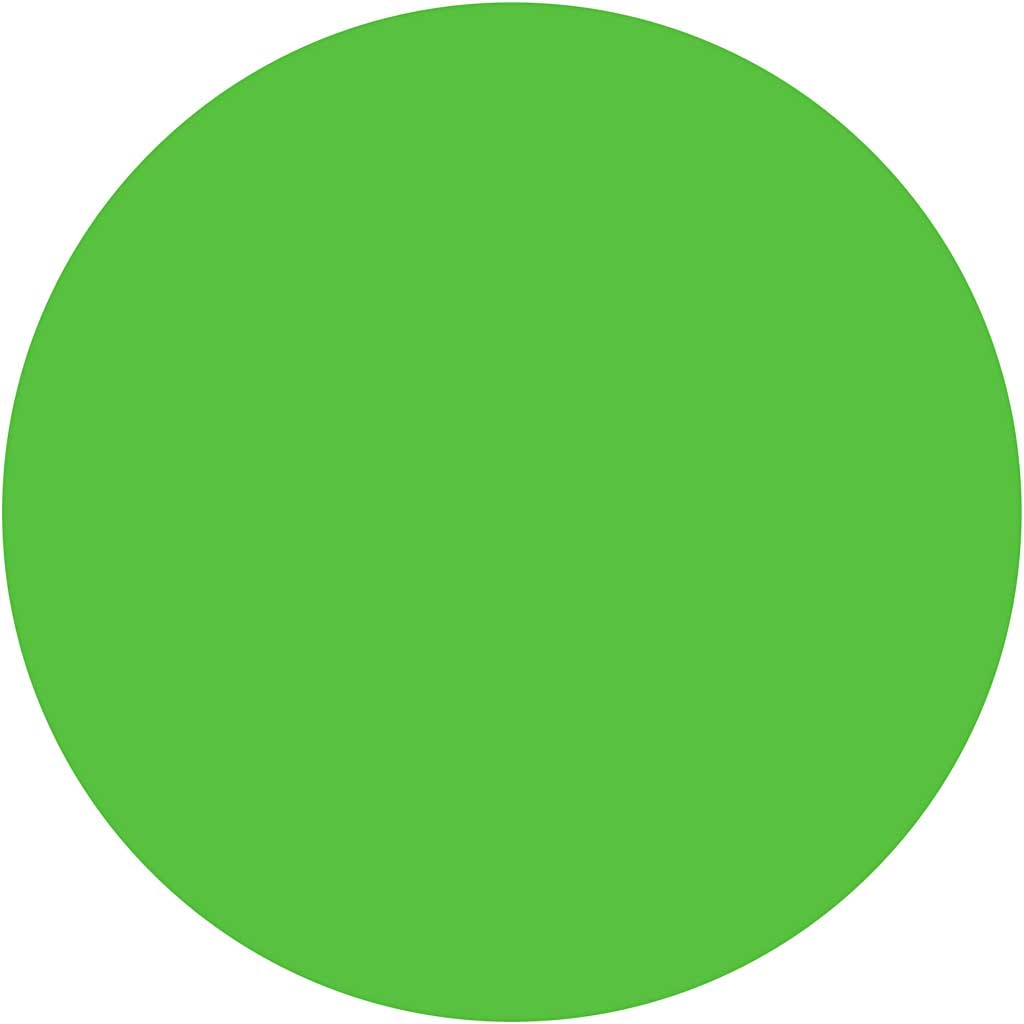 Watercolours, H: 16 mm, dia. 44 mm, green, 6 pc/ 1 pack [HOB-34483]