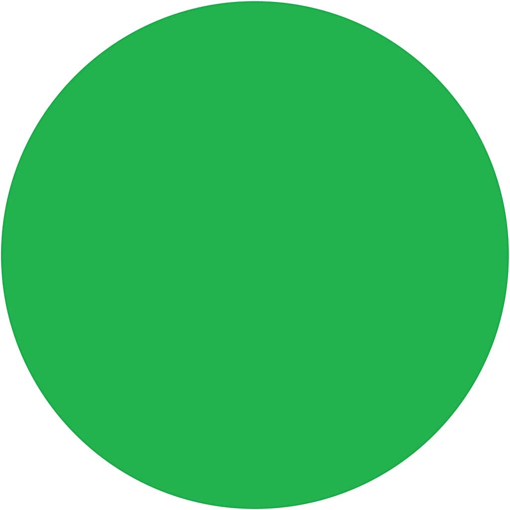 Watercolours, H: 16 mm, dia. 44 mm, dark green, 6 pc/ 1 pack [HOB-34487]