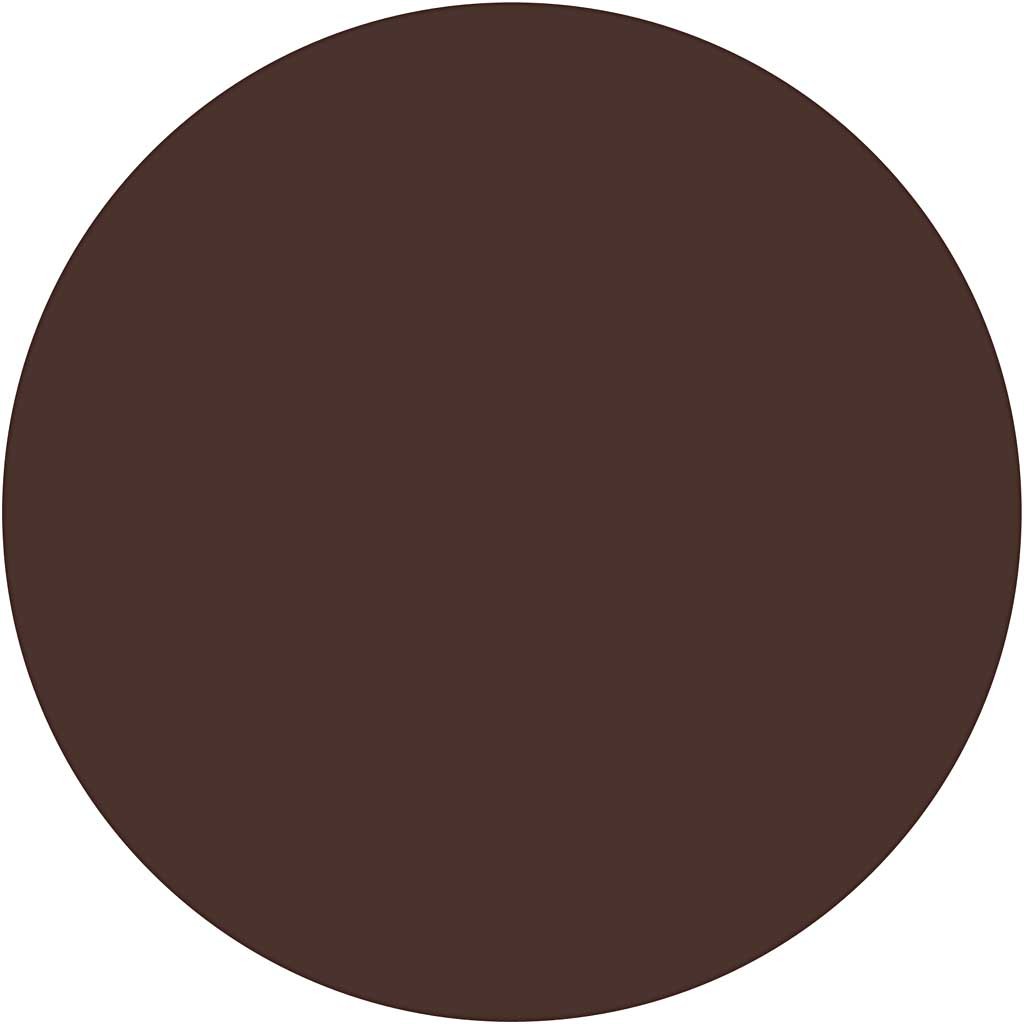 Watercolours, H: 16 mm, dia. 44 mm, brown, 6 pc/ 1 pack [HOB-34493]