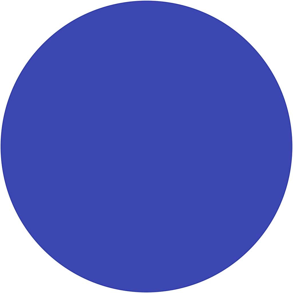 Watercolours, H: 19 mm, dia. 57 mm, blue, 6 pc/ 1 pack [HOB-34581]