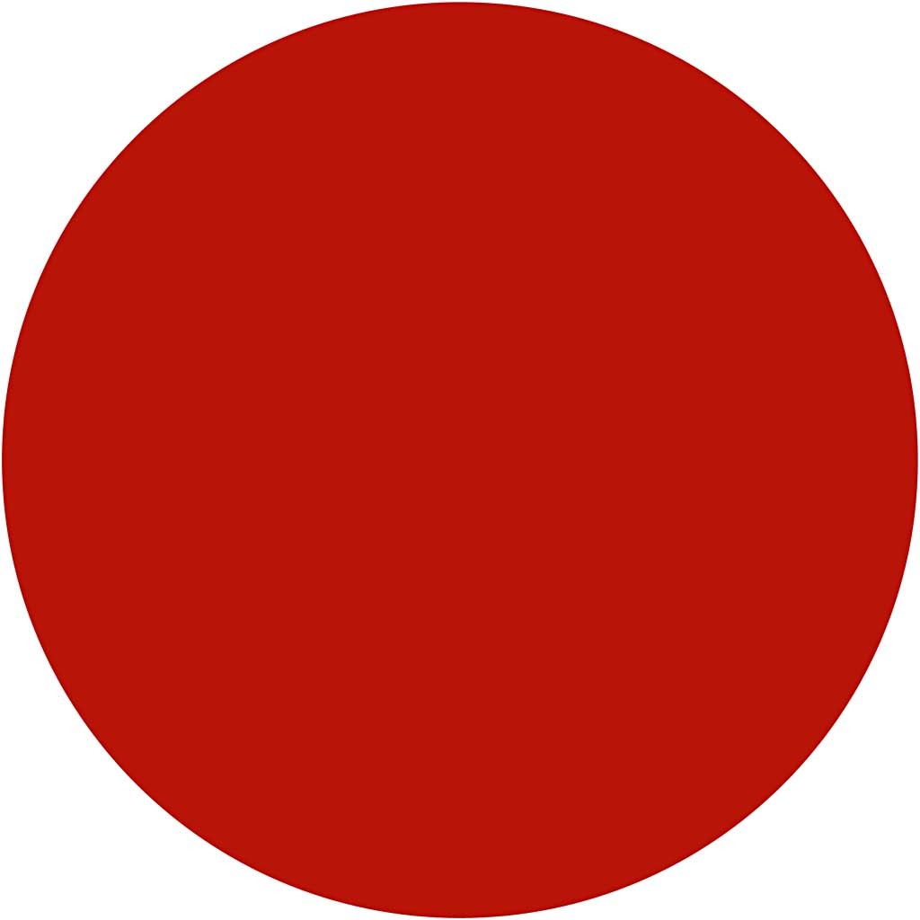 Watercolours, H: 19 mm, dia. 57 mm, red, 6 pc/ 1 pack [HOB-34585]