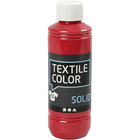 Textile Solid, opaque, red, 250 ml/ 1 bottle [HOB-34616]
