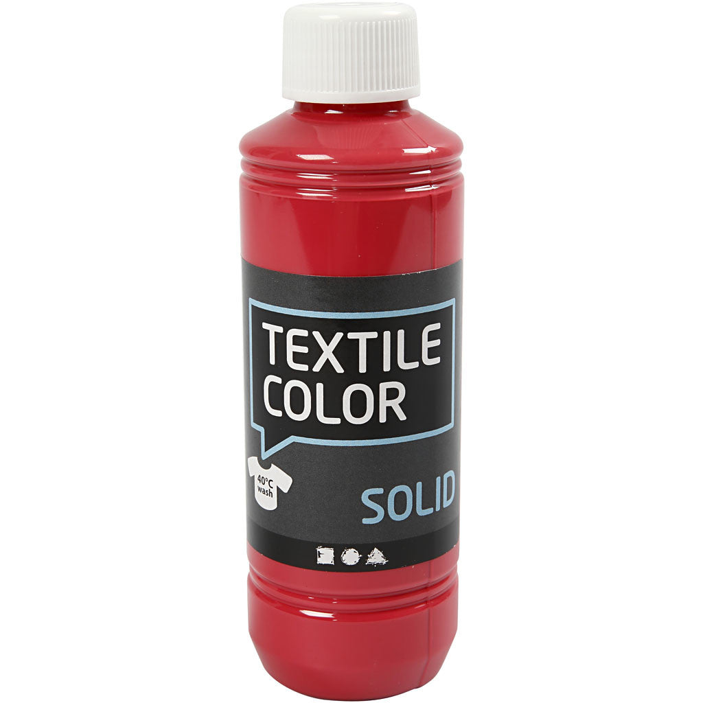 Textile Solid, opaque, red, 250 ml/ 1 bottle [HOB-34616]