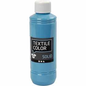 Textile Solid, opaque, turquoise blue, 250 ml/ 1 bottle [HOB-34621]