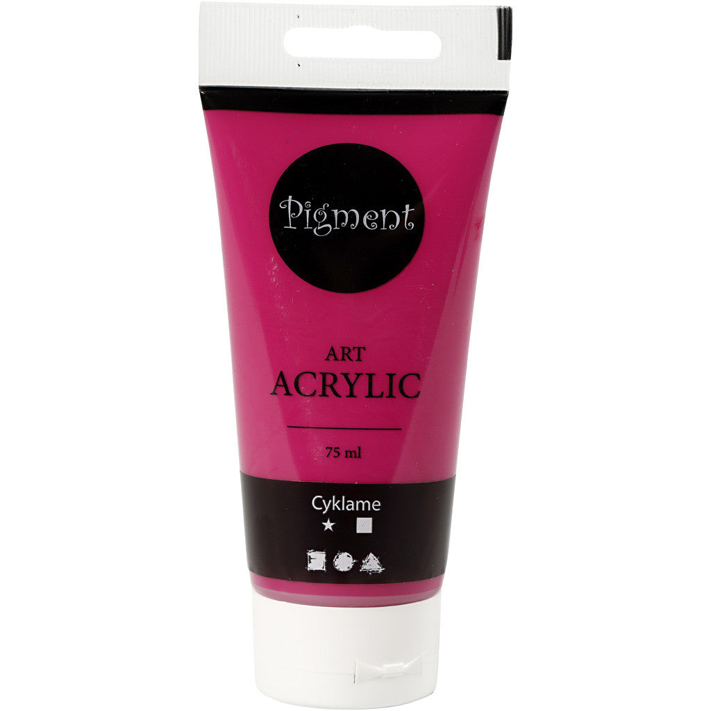 Art Acrylic, semi-glossy, transparent, cyklame, 75 ml/ 1 bottle [HOB-35147]