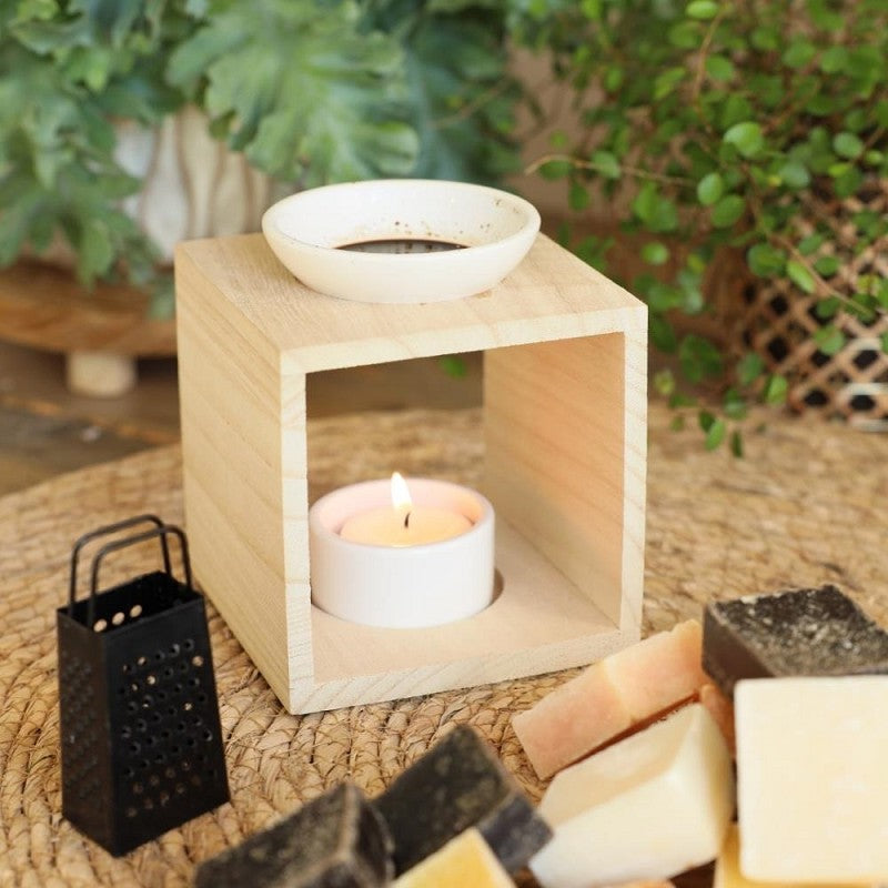 Wooden Aroma Cube holder (1 pcs) [IFS-36005]