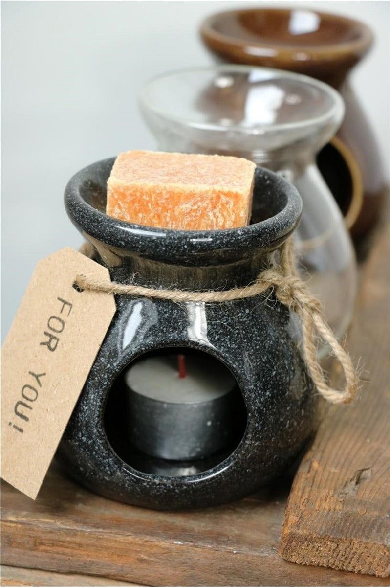 Aroma cubes candle holder Black (6 pcs) [IFS-36009]