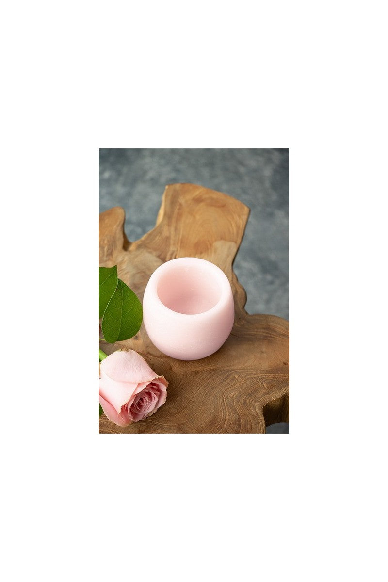 Aroma bowl Pink rose Scent Ø9x8 cm (6 Pcs) [IFS-36214]
