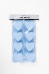 Silicone Mould, hearts, H: 3,5 cm, L: 7 cm, W: 6 cm, 100 ml, 1 pc [HOB-37134]