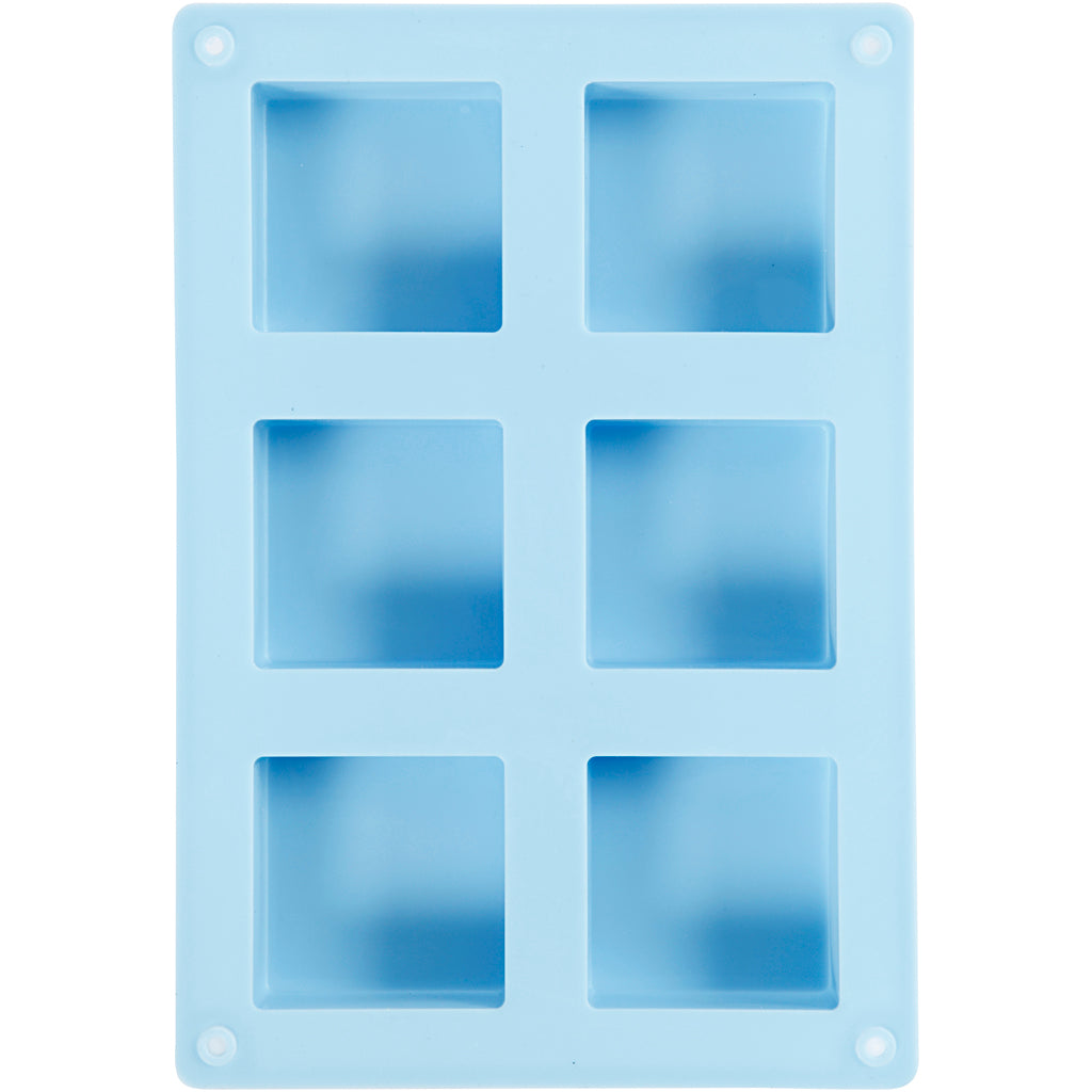 Silicone Mould, H: 2,5 cm, L: 5 cm, W: 5 cm, 60 ml, 1 pc [HOB-371811]