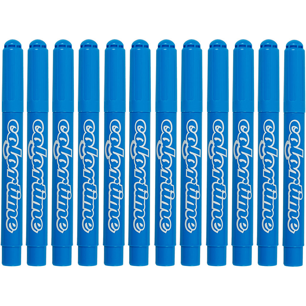 Colortime Markers, line 5 mm, light blue, 12 pc/ 1 pack [HOB-37334]