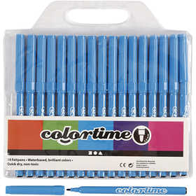 Colortime Markers, line 2 mm, light blue, 18 pc/ 1 pack [HOB-373534]