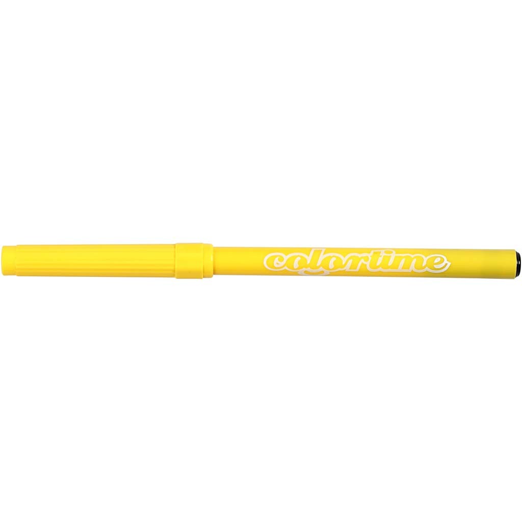 Colortime Markers, line 2 mm, lemon yellow, 18 pc/ 1 pack [HOB-373537]