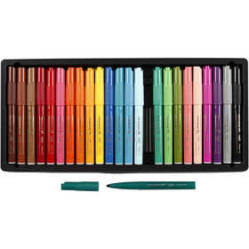 BIC Visa Color Marker, line 3 mm, assorted colours, 24 pc/ 1 pack [HOB-37491]