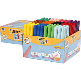 BIC Visa Color Marker, line 3 mm, assorted colours, 12x12 pc/ 1 pack [HOB-37586]