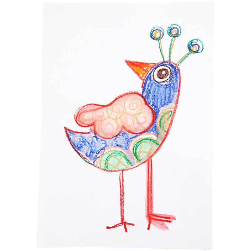 Woody 3-in-1 Pencils, L: 11 cm, thickness 16 mm, lead 10 mm, assorted colours, 10 pc/ 1 pack [HOB-38190]