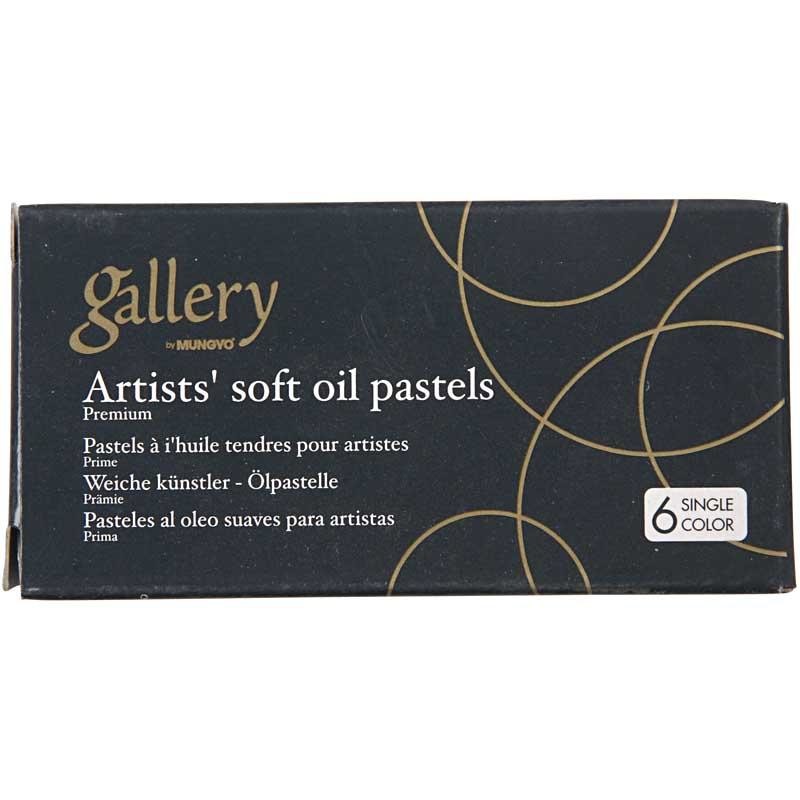 Gallery Oil Pastel Premium, L: 7 cm, thickness 11 mm, cobalt blue (221), 6 pc/ 1 pack [HOB-38258]