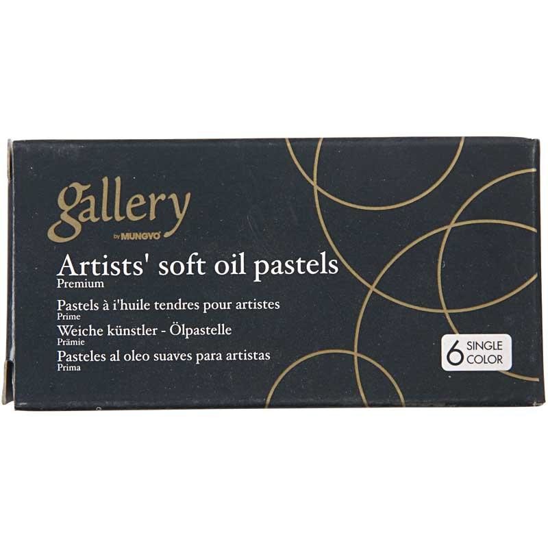 Gallery Oil Pastel Premium, L: 7 cm, thickness 11 mm, russet (237), 6 pc/ 1 pack [HOB-38262]