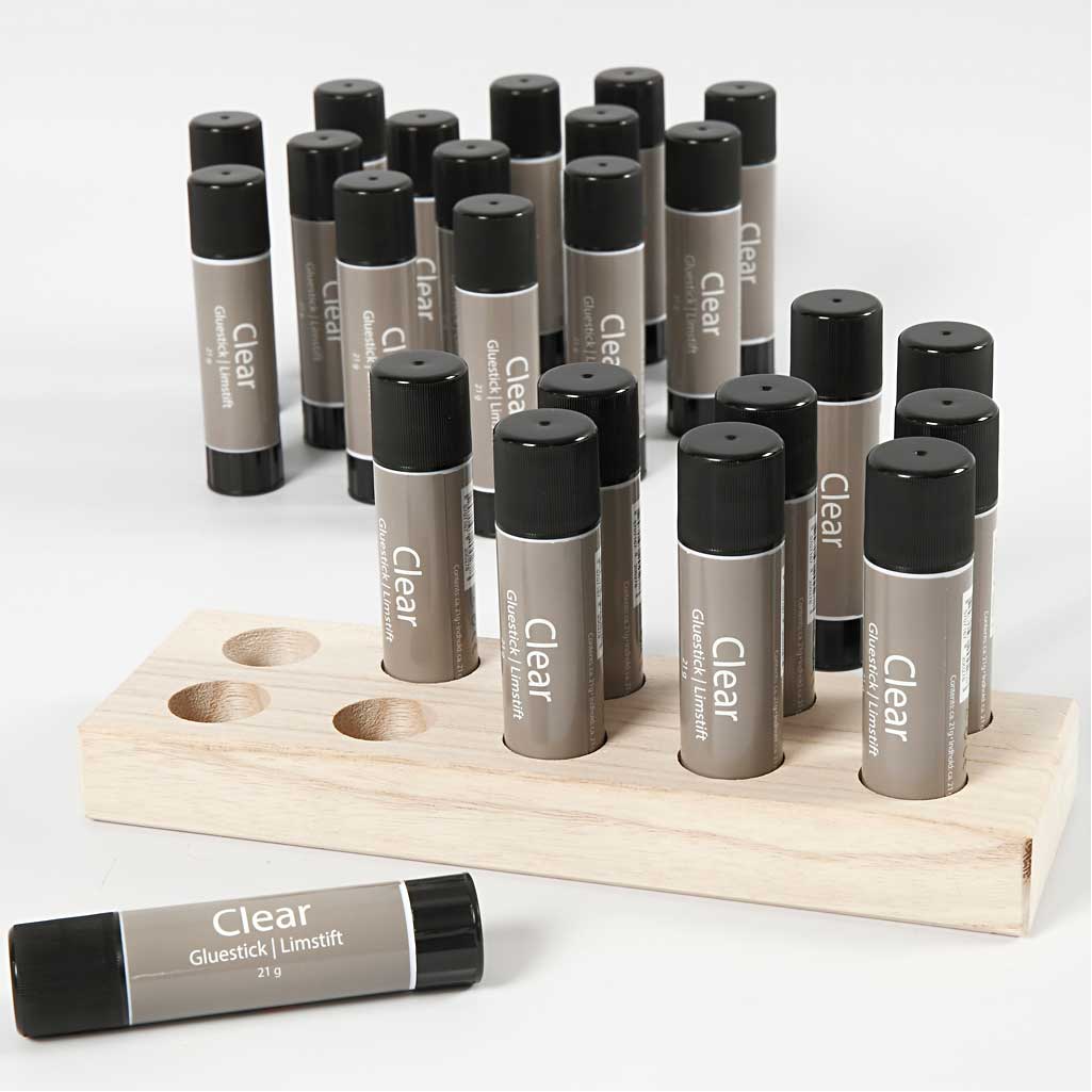 Clear Glue Stick, 21 g, 24 pc